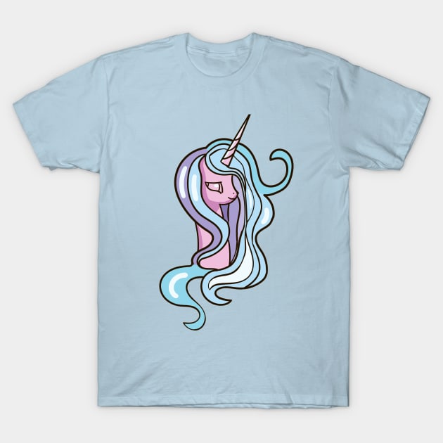 All cute unicorn T-Shirt by KITART